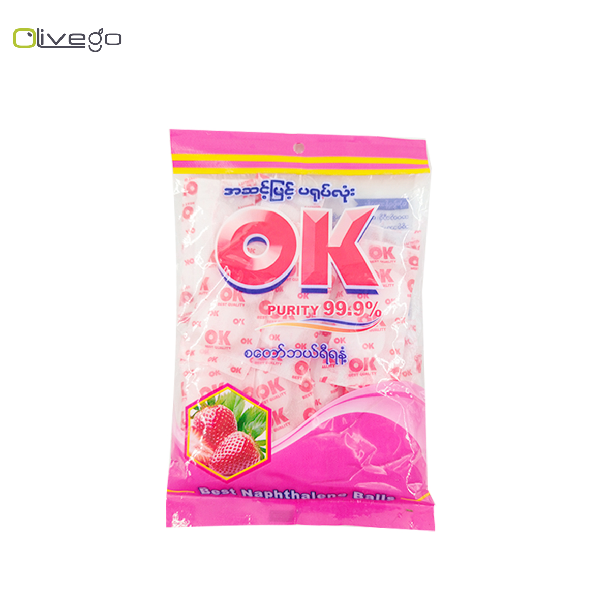 OK Naphthalene Balls Strawberry 