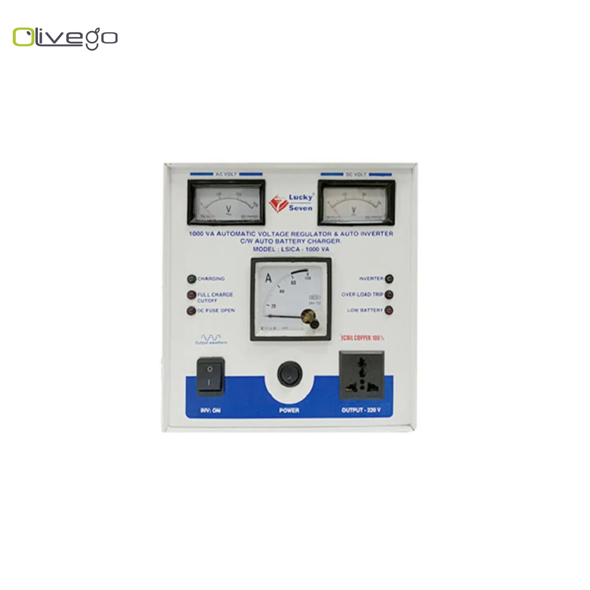 Lucky Seven  Inverter With Charging 1000W
