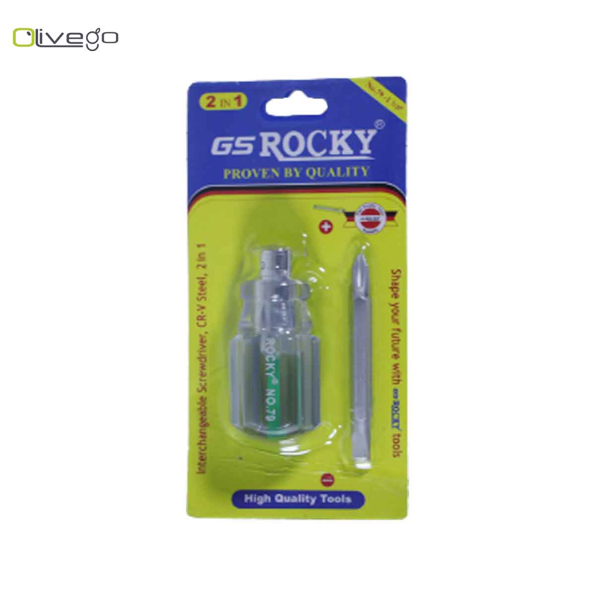 ROCKY GS SCREWDRIVER 2WAY 1 1/2" NO.79