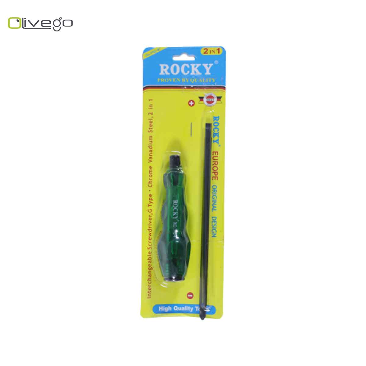 ROCKY SCREWDRIVER 4" 2 IN 1 NO.77G