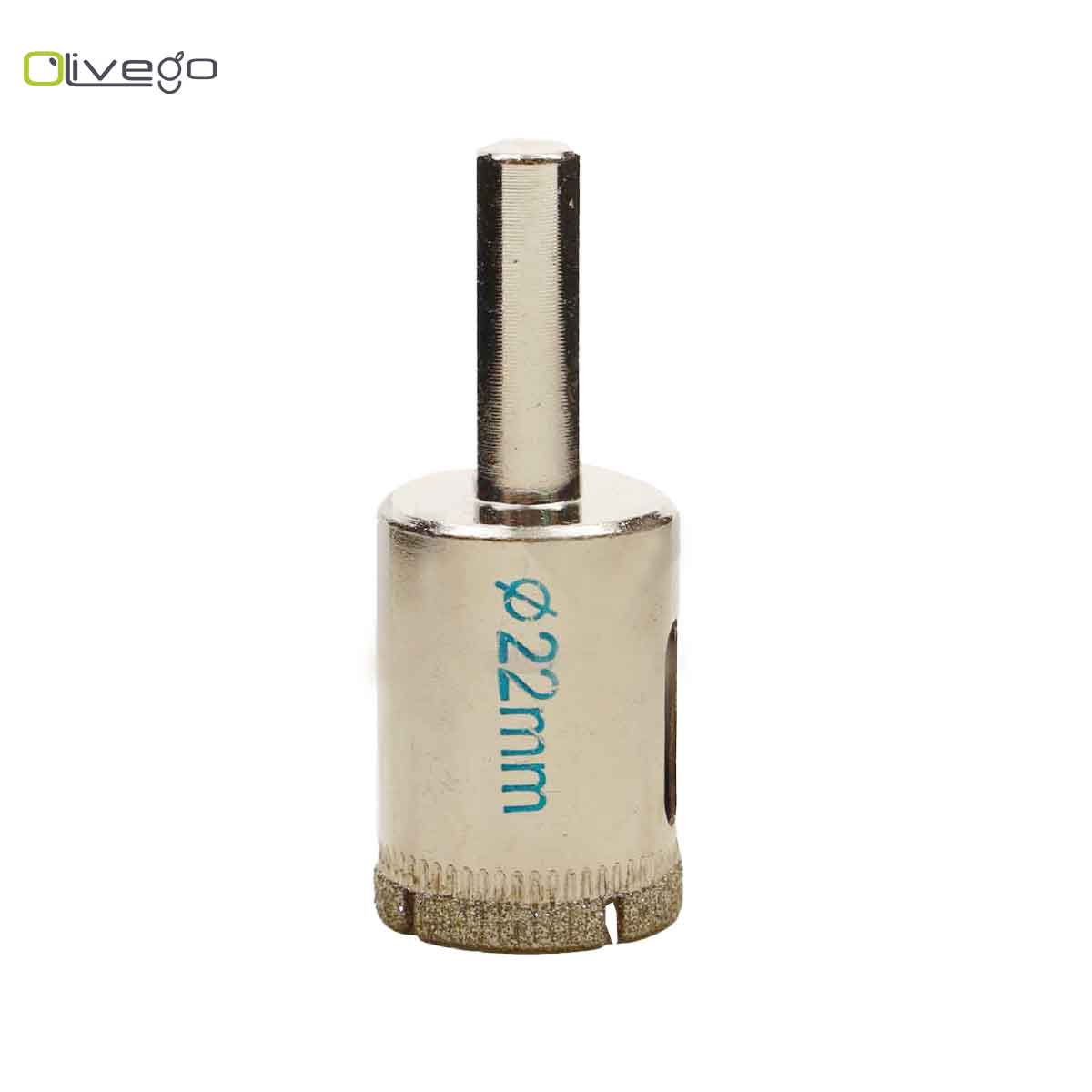 Diamond Tipped Glass Hole Saw Drill Bit- 22 MM
