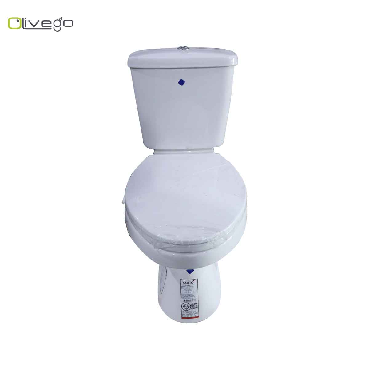 Cotto Toilet Bowl White C-1372
