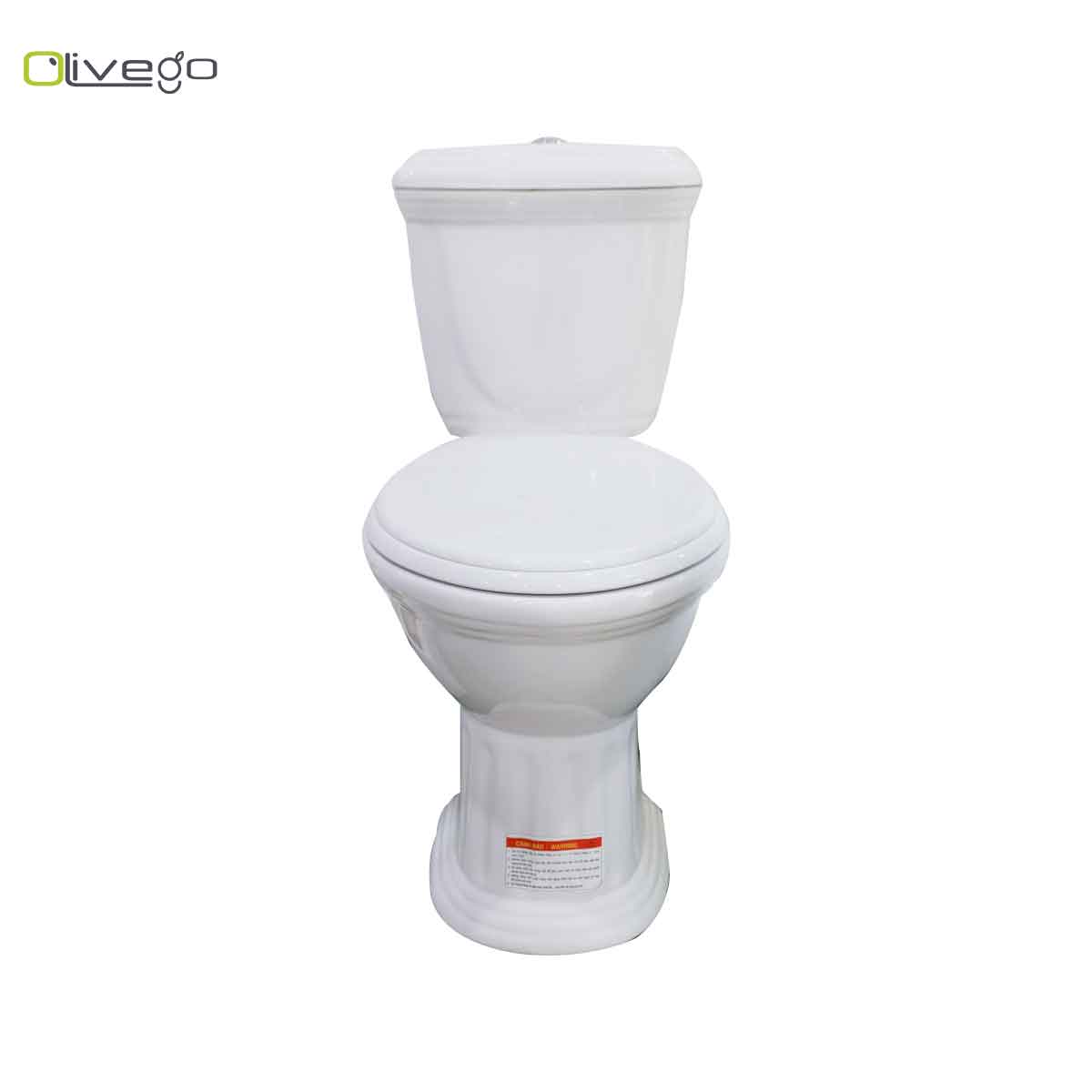 HC Toilet Seat V 07(P) White 2 Piece