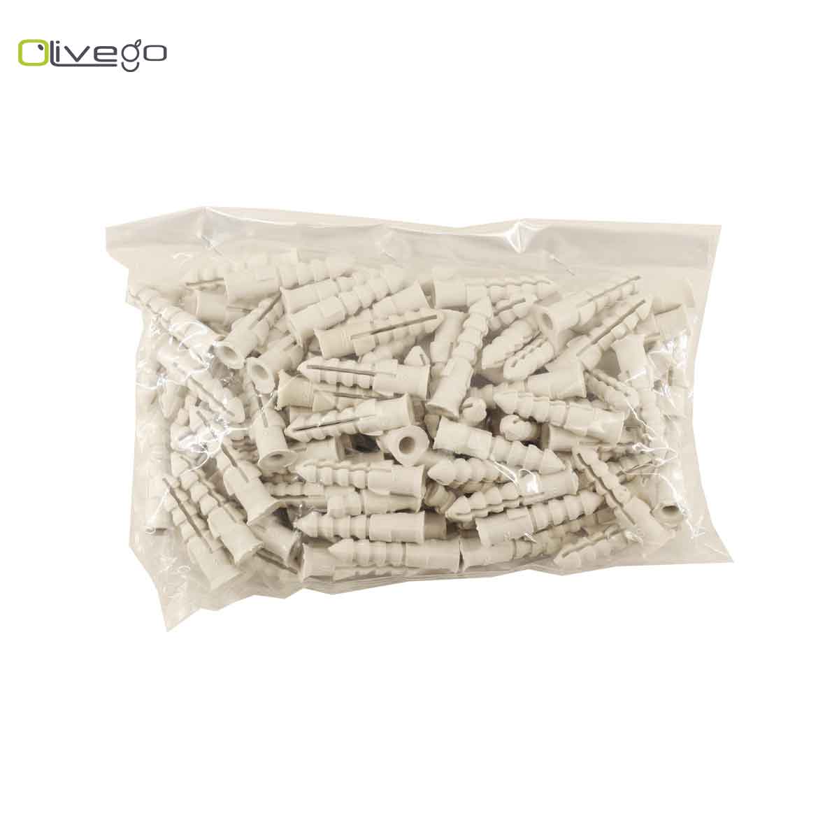 No. 8 Plastic Wall Plug (100)